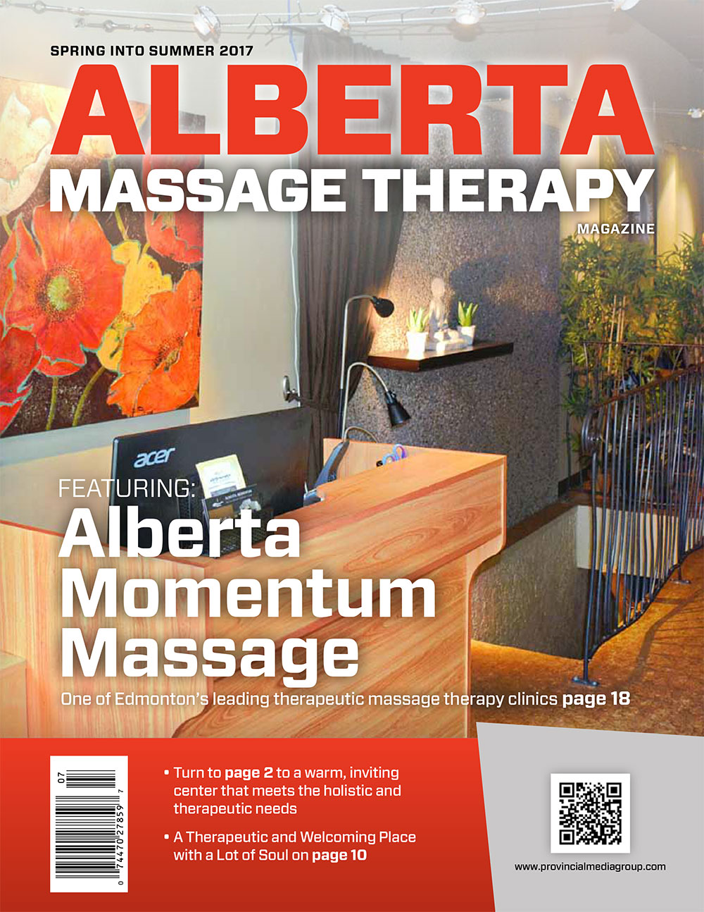 Alberta Massage therapy magazine