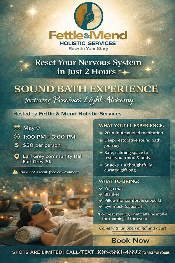 Sound bath experience